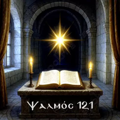 ΨΑΛΜΟΣ 121 - Εὐφράνθην ἐπὶ τοῖς εἰρηκόσι μοι· εἰς οἶκον Κυρίου πορευσόμεθα.