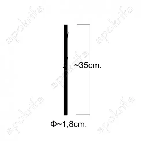 Ραβδί Τέχνης Απο Αγριομηλιά